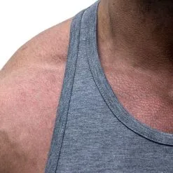 Gorilla Wear Classic Tank Top, Grey Melange -Udstyr og tilbehør butik classic tank top grey melange gorilla wear 5 4