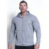 Chained Nutrition Gear Chained Zip Gym Hood, Grey -Udstyr og tilbehør butik cng1014 lgm r chained zip gym hood grey