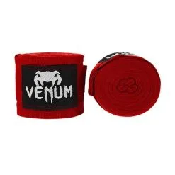 Venum "Kontact" Boxing Handwraps, 4 M, Red