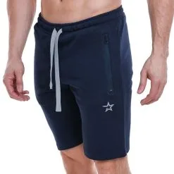 Star Nutrition Gear Star Nutrition Shorts, Navy Blue -Udstyr og tilbehør butik sna1004 blu r star sweatshorts blu 1 1