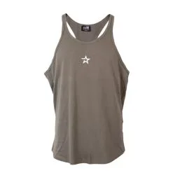 Star Nutrition Gear Star Nutrition Tank Top, Grey Melange -Udstyr og tilbehør butik sna1010 olvr star nutrition tank top oliv front 2