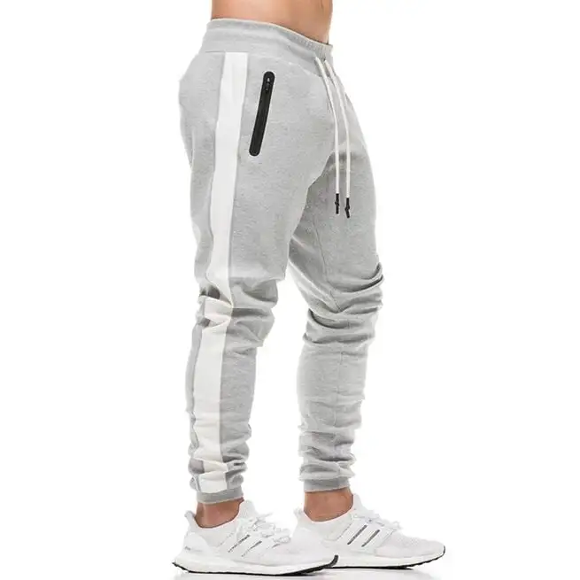 Star Nutrition Gear Star Gym Joggers, Grey/White 6 Star Nutrition Gear Star Gym Joggers, Grey/White - Billede 4