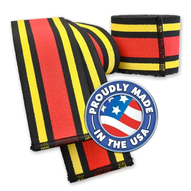 Titan Support Systems TITAN Signature Gold Knee Wraps, 2 Meter 3 Titan Support Systems TITAN Signature Gold Knee Wraps, 2 Meter