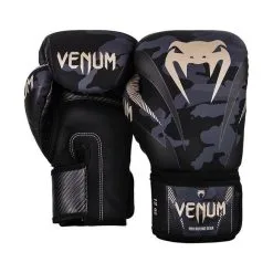 Venum Impact Boxing Gloves, Dark Camo/Sand